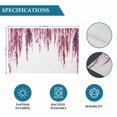 thumbnail image 6 of Pink Placemats Set of 8, Summer Botanical Leaves Watercolor Placemats for Dining Table, Place Mats for Kitchen Tabletop, Waterproof Wipeable Dining Table Mats Set, 6 of 9