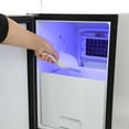 thumbnail image 5 of Maxx Ice Built-In Indoor Clear Ice Machine, ADA Compliant, 15" Width, 65 lbs, Full Dice Ice Cubes, in Black with Stainless Steel Door (MIM50P-ADA), 5 of 14