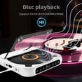 thumbnail image 4 of Portable CD Player with Bluetooth, Portable Bluetooth-Compatible CD Player, Mini CDs Players Compact&Lightweight Hi-Fi Sound for Travel, Home, Car Use, 4 of 8