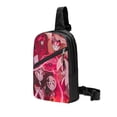 thumbnail image 2 of Hazbin Hotel Sling Crossbody Backpack Shoulder Bag Chest Bag Daypack Sling Bags, 2 of 8