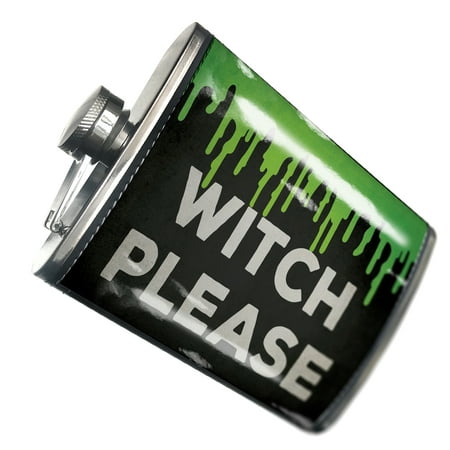 

NEONBLOND Flask Witch Please Halloween Green Slime