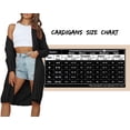 thumbnail image 6 of MURMUREY Women's Long Sleeve Cable Knit Open Front Cardigan Sweaters Chunky Sweater Coats, 6 of 6