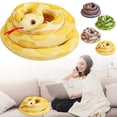 thumbnail image 5 of SSNTSY 63 inch Long Snake Plush Soft Stuffed Doll Realistic Cuddly Plushie Toy for Home Office Couch Sofe Decoration, 5 of 8