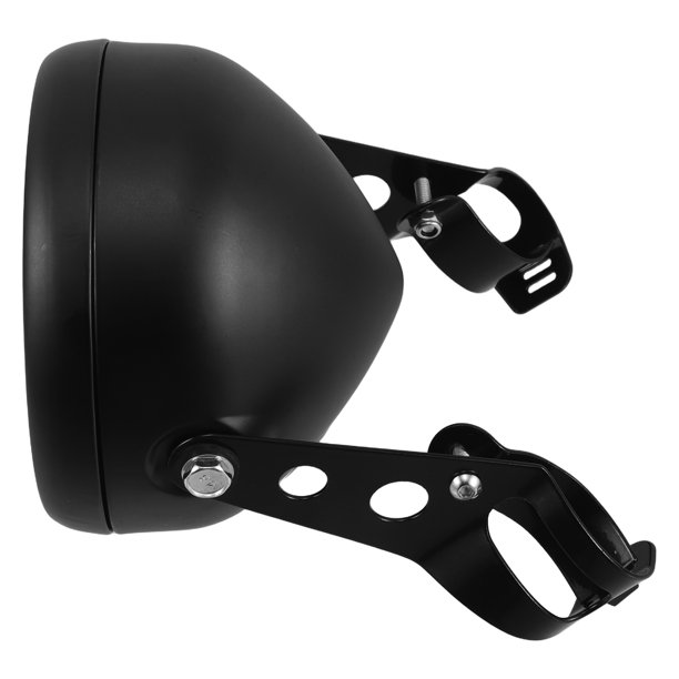 BEADCEST 1Jgo Soporte Y Para Faro Redondo De Motocicleta En Plástico Negro Fácil De Instalar