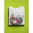 thumbnail image 3 of Colorful Heart Doodle Design Sweatshirt Women -Image by Shutterstock, Female x-Large, 3 of 4