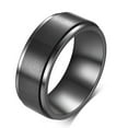 thumbnail image 3 of Rotating Glossy Men\‘s Simple Fashion Ring, 3 of 4