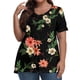 thumbnail image 2 of Camiseta de Manga Corta de Cuello en V Sólido Casual, Camisetas de Manga Corta para las Mujeres, 2 of 6