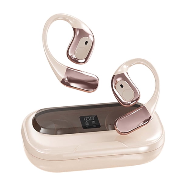Auriculares Bluetooth T23, Reducción de ruido, Traducción de idiomas múltiples, Rosa