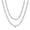 02. Stainless Steel, variant on PROSTEEL Figaro Chain Necklace 6mm 18 Inches 14K Gold Plated Birthday Valentines Day Jewelry Gift for Men Women Adults Age