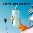 thumbnail image 4 of HOLOHOLO Insulated Tumbler with Straw Leak-Proof Stainless Steel Coffee Cup 24 oz Blue Reusable Travel Cup for Hot & Cold Drinks, 4 of 7