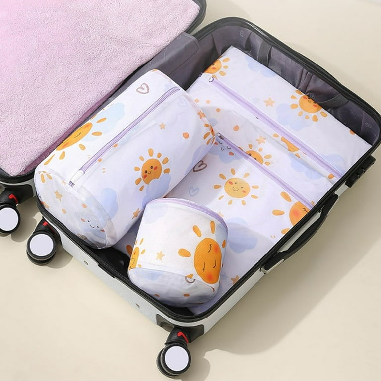 6 Pcs Mesh Laundry Bags For Delicates Travel Storage Organizer