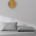 thumbnail image 3 of Home Standard Pillow Cases - 2 Pack - Luxury & Premium Microfiber Bedding Pillow Cases - Envelope Closure - Somky Gray, 3 of 3