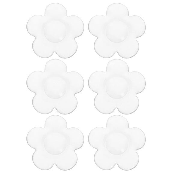 Soimiss 6Pcs Clear Cabinet Door Bumpers Soft Silicone Door Handle Protectors