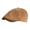 thumbnail image 5 of Mens Corduroy Newsboy Cap Adjustable Flat Ivy Gatsby Cabbie Driving Hat Breathable Cotton Denim Golf Cap Vintage Retro Casual Outdoor Fashion Hat 2026 Summer Beach Sun Hats, Black, 5 of 6
