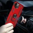 thumbnail image 6 of for iPhone 13 Case, iPhone 13 Phone Case, [Military Grade 16ft. Drop Tested] Ring Shockproof Protective Phone Case for iPhone 13,Red, 6 of 14