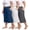 Set4, variant on Plus Size Pajama Pants for Women Wide Leg Lounge Pants with Pockets High Waisted Sleepwear Bottoms 3 Pack, 1X-5X