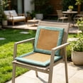 thumbnail image 5 of AYktou Mugwort Floss Cooling Rattan Chair Cushions, 16.5×16.5 Inch Summer Breathable Chair Mat Car Seat Cushion with Embroidered Edge Trimming, Non-Slip Comfortable Seat Pad for Dining Office Chairs, 5 of 7