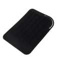 thumbnail image 1 of serony Tapis Plat en Fer Sécuritaire Tapis de Protection Accessoires de Coiffeur Pochette de Rangement à Prise Simple Coussinet Résistant à la Chaleur pour Protéger No.2 1 Ensemble, 1 of 6