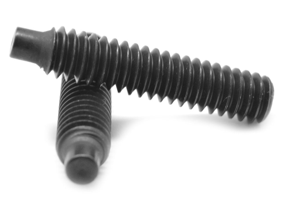 3/8"-16 x 1" Coarse Thread Socket Set Screw Cone Pt Black Oxide 