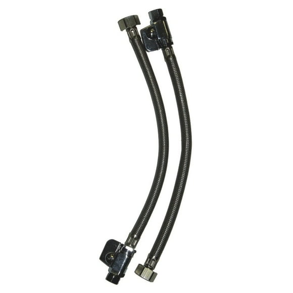 12" Add-A-Stop Faucet Installation Kit - Stainless Steel