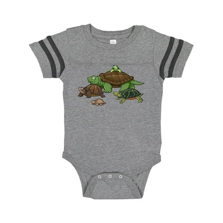 

Inktastic Turtle Parade Gift Baby Boy or Baby Girl Bodysuit