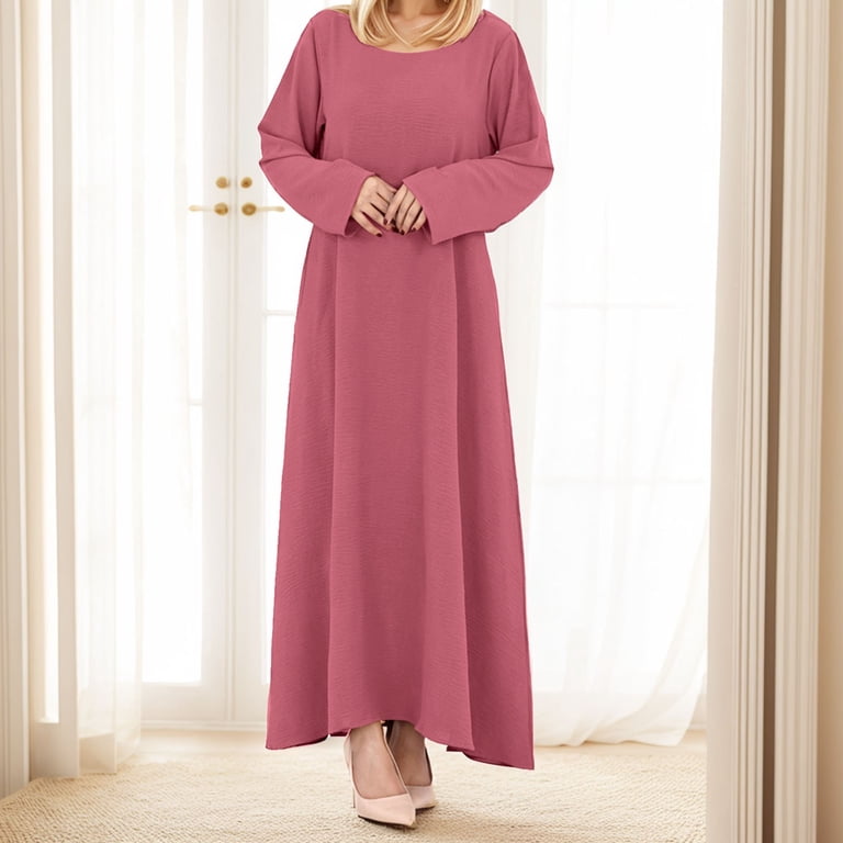 JBXKXYW Casual Dresses For Women Women'S Muslim Abaya Long Sleeve Arab Dubai Abaya Modern Middle Prayer Belt Eid Long Dress Womens Dresses (Red,S) - Walmart.com JBXKXYW Casual Dresses For Women Women'S Muslim Abaya Long Sleeve Arab Dubai Abaya Modern Middle Prayer Belt Eid Long Dress Womens Dresses (Red,S) - Walmart.com