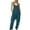 Navy, variant on JINMGG Plus Size Pants for Women Womens Fashion Fashion Women Casual Cold Shoulder Jumpsuit Solid Suspender Jumpsuits Wide Pocket Leg Pant