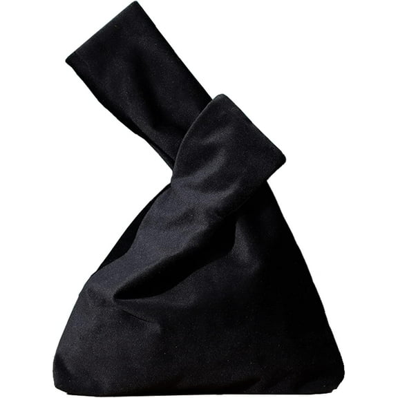Wrist Bag,Elegant Style Portable Purse,Velvet Knot Bag,Phone Wallet Clutch Bag Gift for Women