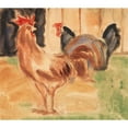 thumbnail image 3 of Christian Rohlfs 22x20 Black Modern Framed Museum Art Print Titled - Hahn and Huhn (1906), 3 of 5