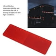 thumbnail image 3 of High Visibility Rectangular Reflectors Self Adhesive Safety Reflectors for Trailers Trucks Motorcycles Fences Gates Weatherproof Plastic 10pcs 48x148mm, 3 of 7