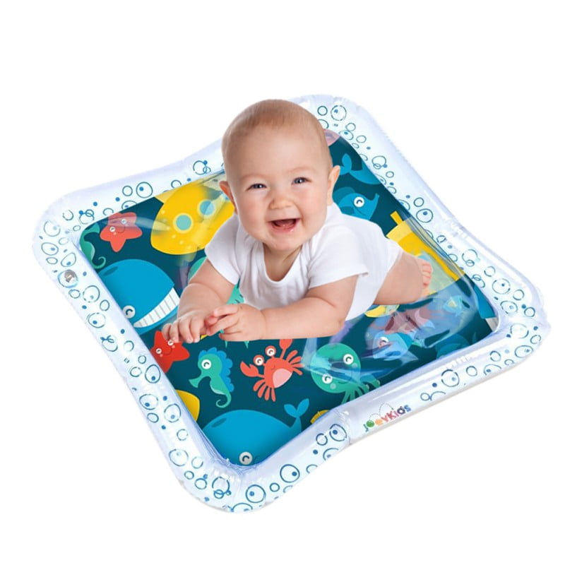 Fysho Baby Infant Inflatable Cartoon Pattern Water Play Mat Fun Activity Play Center PVC Water Filled Playmat