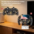 thumbnail image 5 of Ylutex F1 Racing Simulator Steering Wheel Building Block Set, Mechanical Formula Sim Cars Driving Collectible Model Kit with Moving Parts & Phone Holder (833PCS), 5 of 8