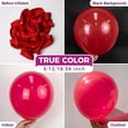 thumbnail image 2 of Ballons Rouges Ballons de Fête en Latex - Lot de 100 Ballons Ronds de 12 Pouces en Hélium Rouge pour la Saint-Valentin, Thème Casino, Mariage, Anniversaire, Décorations de Fête Patriotiques, 2 of 9