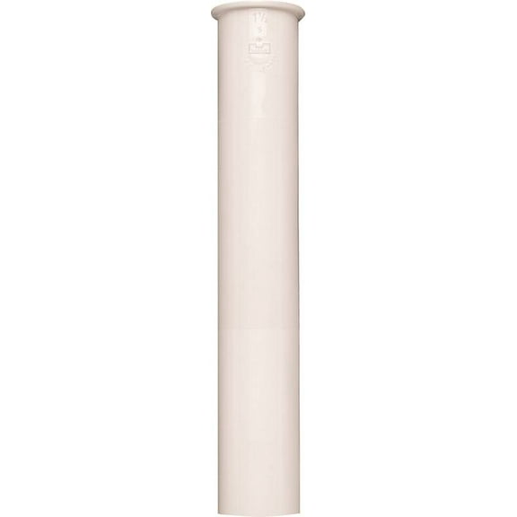 Plumb Pak PP10-8W Sink Tailpiece, 1-1/2 in, 8 in L, PVC, White