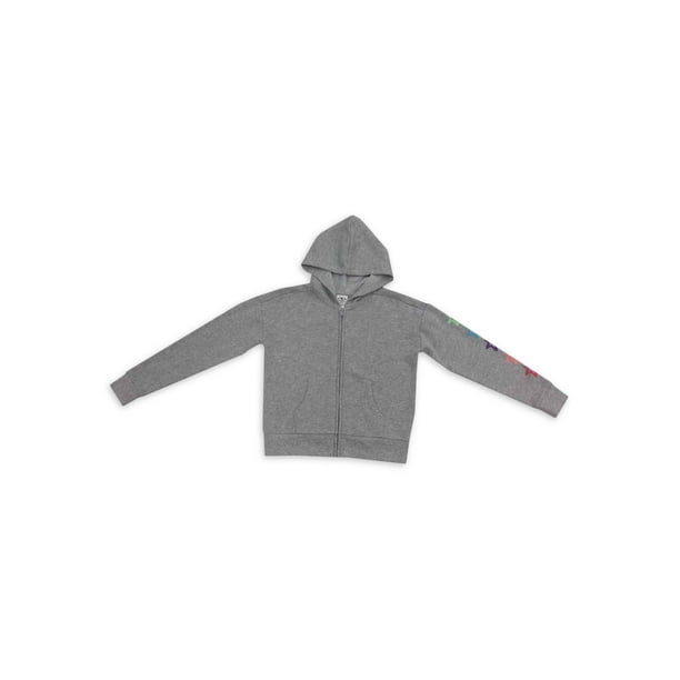 Athletic Works Girls Fleece Zip Hoodie, Sizes 418 & Plus