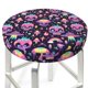 thumbnail image 3 of Balery cartoon Skull rainbow space Fundas de asiento para taburete de bar redondo de tela de terciopelo ajustables que protegen de arañazos y manchas para sillas de 14 a 17 pulgadas.-13 inch, 3 of 7