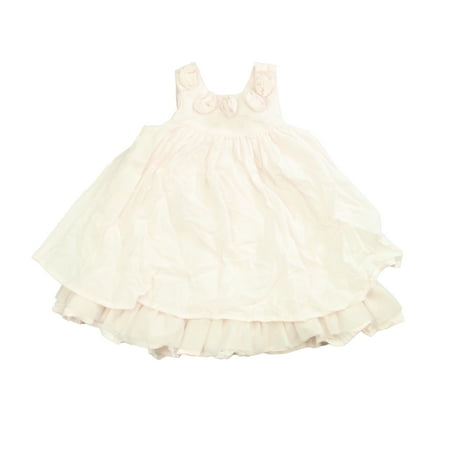 

Pre-owned Heirlooms by Polly Flinders Girls Pink Dress size: 12 Months