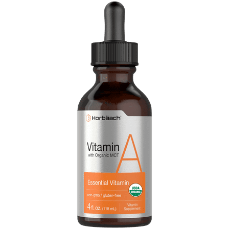 Vitamin A Liquid | 4 fl oz | For Men and Women | by Horbäach