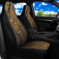 thumbnail image 2 of Uorisanigo Hunting Oak Car Front Seat Covers Waterproof Car Seat Cover Stretch Polyester Fabric Cover Non Slip Fashion Auto Interior Universal for Cars Truck SUV Van, 2 of 7
