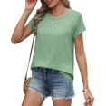 thumbnail image 4 of Womens Tops Dressy Casual Sexy Summer Blouses Tshirts Shirts Graphic Vintage V Neck Basic Tees Fitted V Neck, 4 of 7