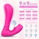 thumbnail image 3 of Bragas vibratorias Vibrador de bragas portátil Juguete sexual para mujeres con control remoto inalámbrico, 9 modos de vibración + 9 modos de succión Estimulación Carga magnética Control remoto Imperme, 3 of 6