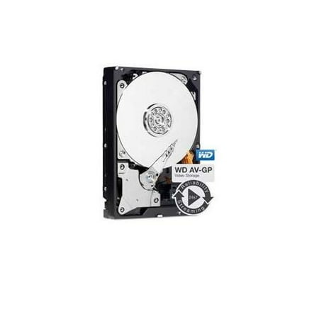 WD AV-GP 3 TB Internal Hard Drive for Video Storage - 24/7 Reliability - 3.5" - Sata 3 Gb/s, Intellipower, 64MB Cache, 3