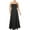 black, variant on Ralph Lauren Womens Polka Dot Gown A-line Dress, Black, 8