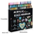 thumbnail image 3 of Ensemble de Marqueurs de Couleur Riche - Encre Lisse 25ml pour Projets Conseils Durables Design Portable Idéal pour Artistes et Designers, 3 of 8