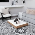 thumbnail image 2 of Happy Hounds Daisy Deluxe Sherpa Supportive Dog Bed, Latte, Medium (42 x 30 in.), 2 of 8