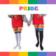 thumbnail image 5 of Calcetas extra largas Mauya Orgullo LGBT Arcoiris Pride Negro 1 Par, 5 of 5