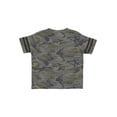 thumbnail image 2 of Rabbit Skins Toddler Fine Jersey Short Sleeve Football Tee, Vintage Camo/Vintage Smoke, 2T, 2 of 2