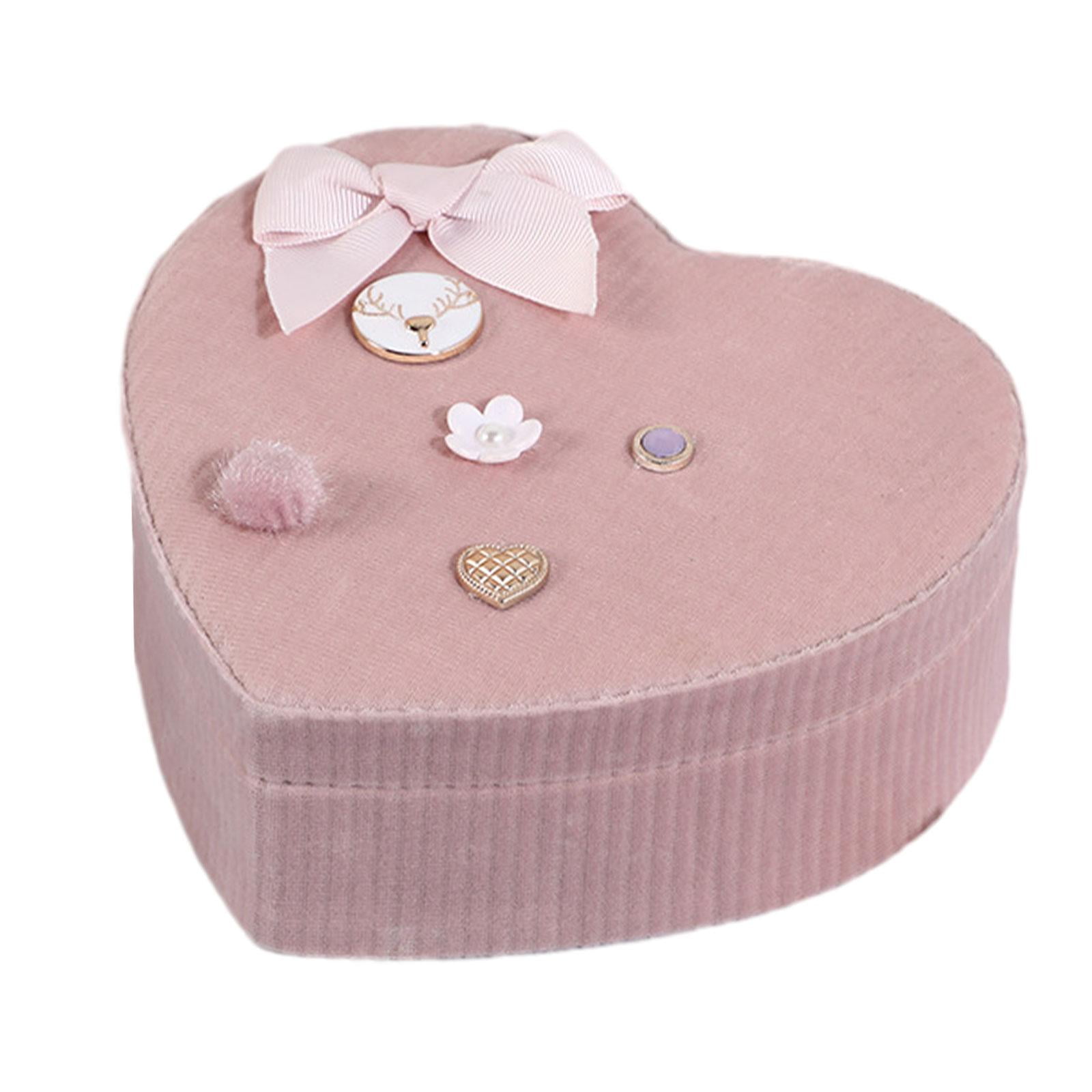 Rushawy 1/6 Miniature Dollhouse Accessories Bedroom Decoration Jewelry Box Organizer for Love Cabinet