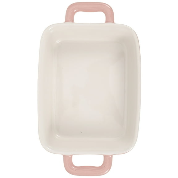 QIFULL Pink Porcelain Casserole 1Set