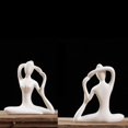 thumbnail image 3 of Figura decorativa de postura de yoga, colección de estatuas, manualidades para escritorio, estante, decoración de mesa El 10x3.5x11cm, 3 of 4
